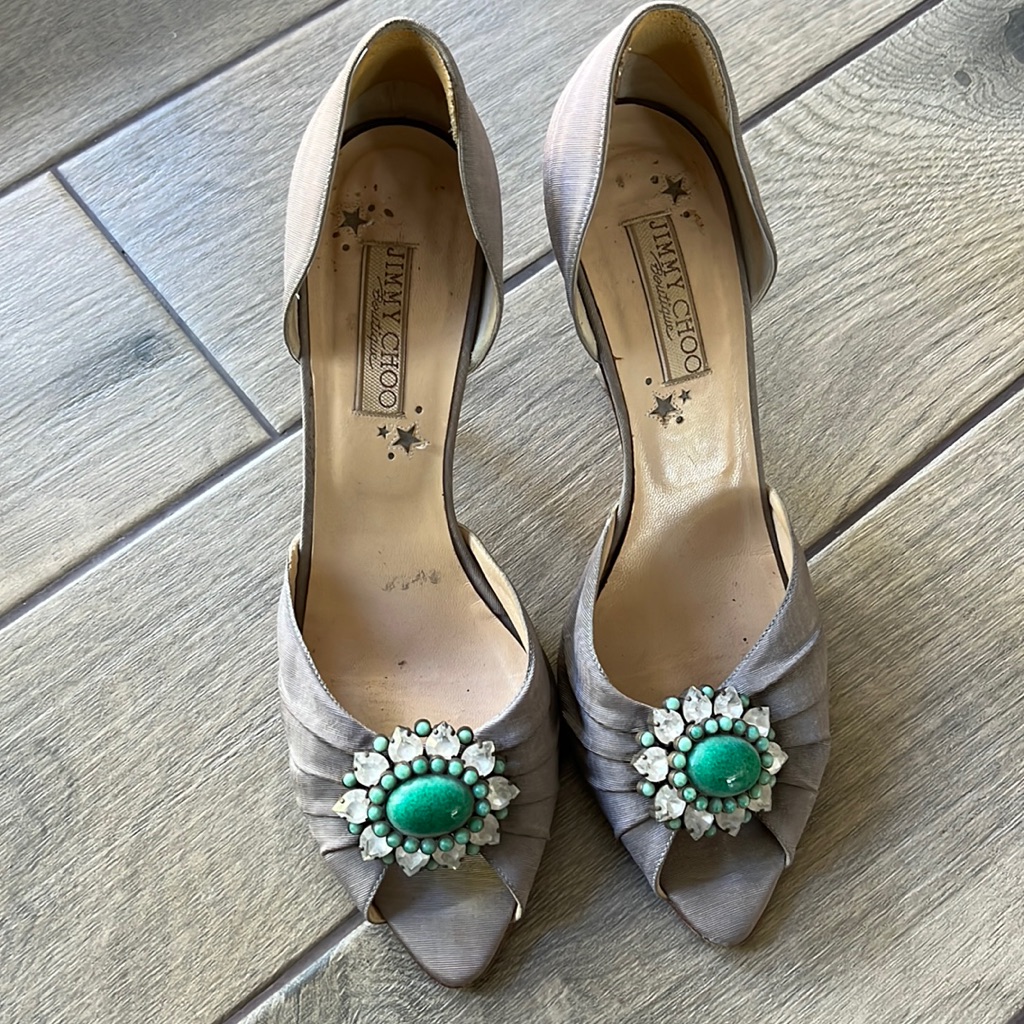 Jimmy Choo Peep-Toe Heels